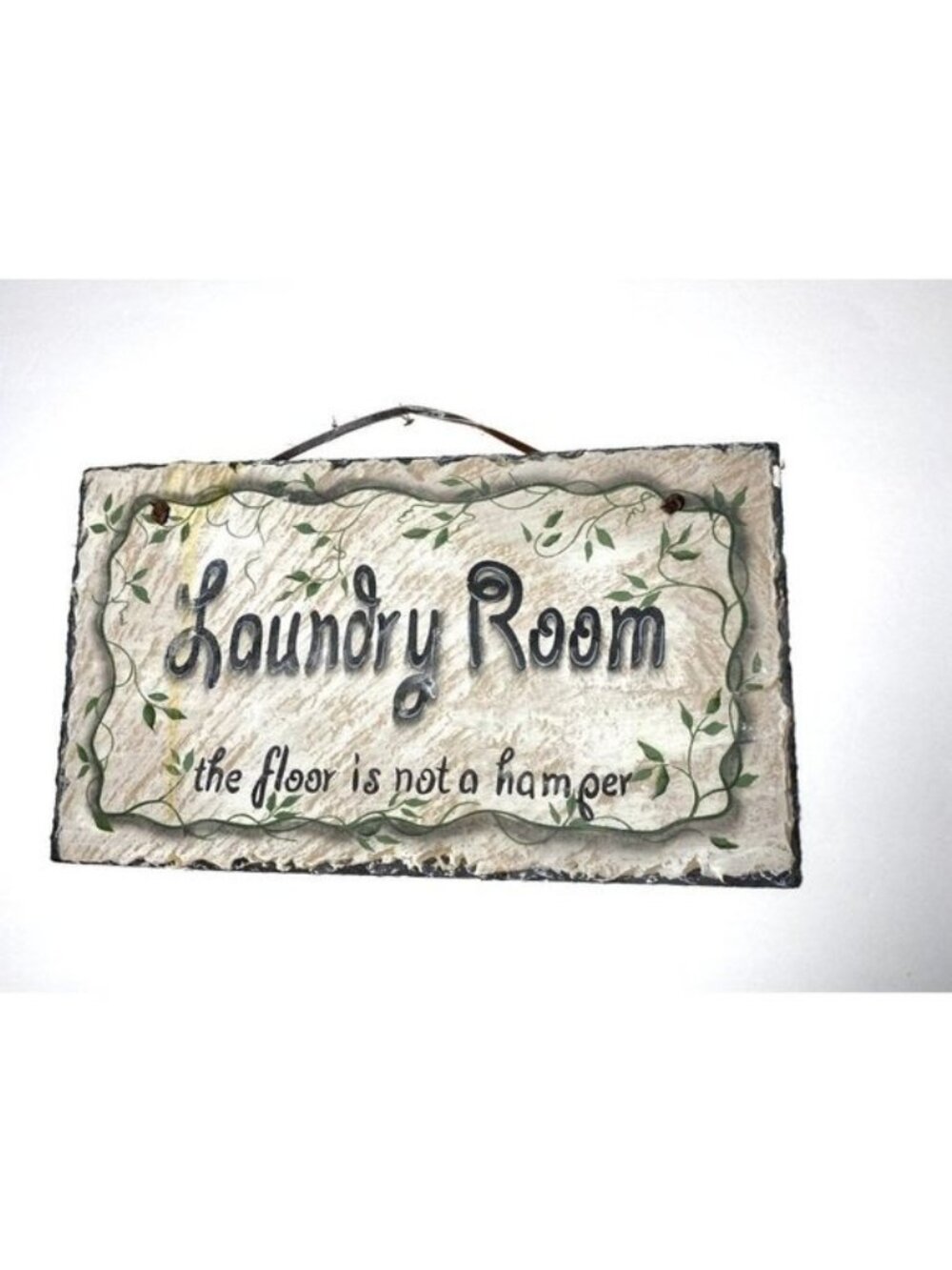 Rectangular Slate Laundry Room Sign - Picture 7 of 11